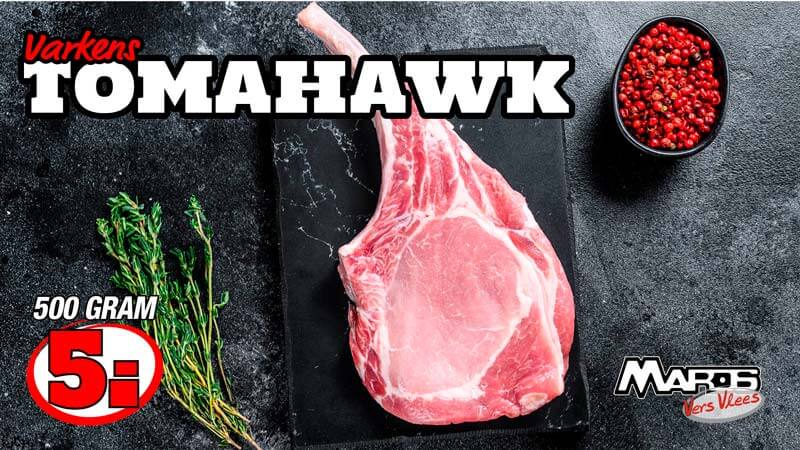 Maros actie varkens tomahawk